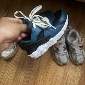 Nike Kids Navy and White Sneakers